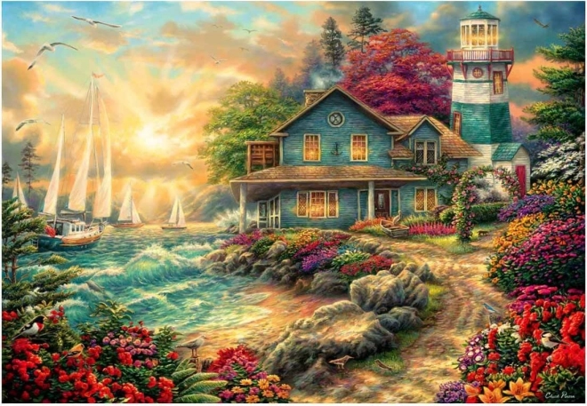 Puzzle ANATOLIAN východ slnka na pobreží, 2000 dielikov