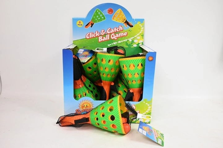 Lapač loptičiek 24 cm s loptičkami