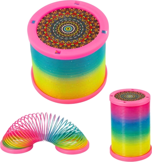 Dúhové farby a trblietavý efekt