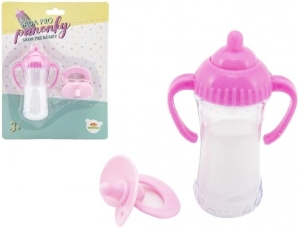 Súprava pre bábiky - fľaška a cumlík
