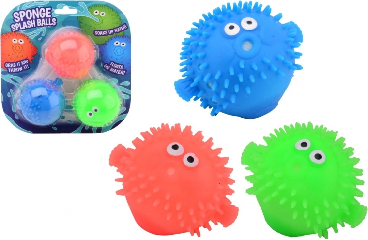 Vodné balóniky s hubkou 3 ks