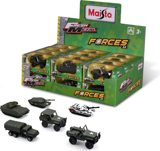 Maisto Military series kovový model armádneho vozidla 1:64