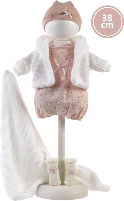 Šaty pre bábiku Llorens 38 cm z organických materiálov