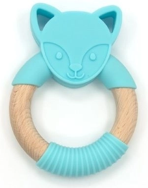 silikónové hryzadlo modrý vlk Nature Planet