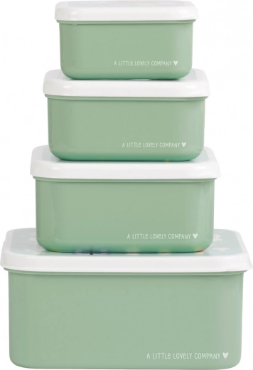 Sada štyroch desiatových krabičiek A Little Lovely Company – Radosť