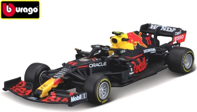 Model vozidla Red Bull Racing RB16B 2021 Sergio Pérez 1:43 od Bburago – S helmou