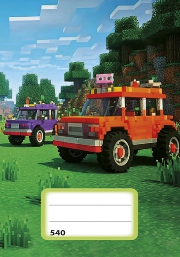 Zošit A5 nelinkovaný Automobilový motív