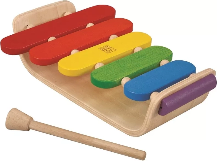 Oválny xylofón PlanToys pre deti