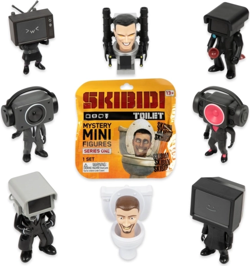 Skibidi Toilet mystery minifigúrka