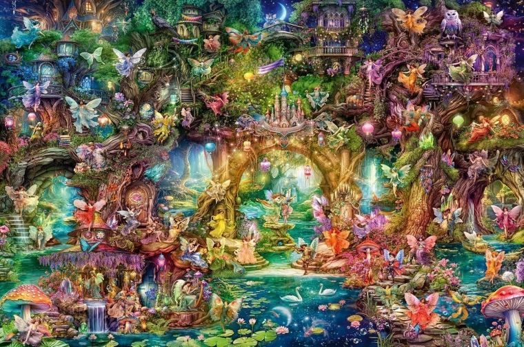 Fantastický svet puzzle 4000 dielikov