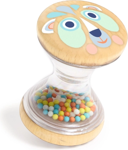 Presýpacia hrkálka pre zrak a sluch