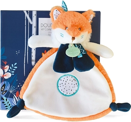 Darčeková sada Doudou Tiwipi - plyšová líška mäkučká 23 cm