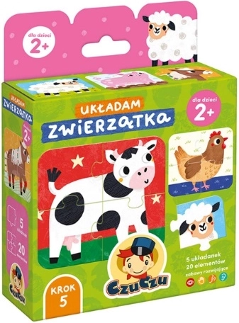 CzuCzu skladám zvieratká – puzzle z farmy
