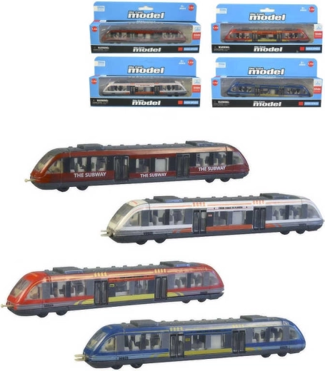 Kovová vlaková súprava metro 17 cm – 1 kus
