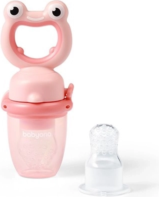 Kŕmiace hryzátko BabyOno Frog ružové