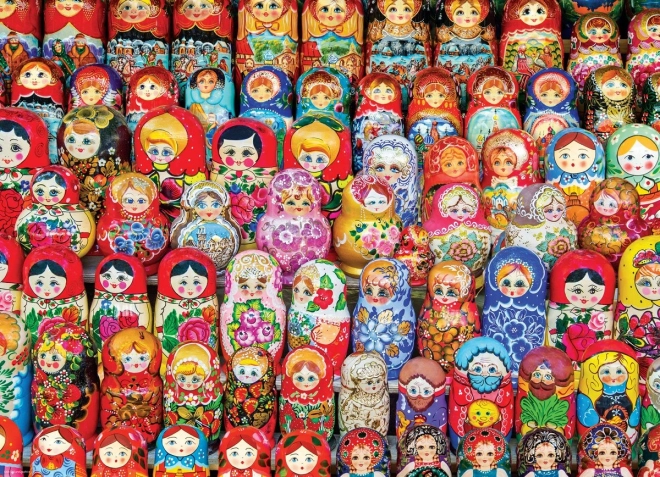 Puzzle EUROGRAPHICS Ruské Matriošky 1000 dielikov