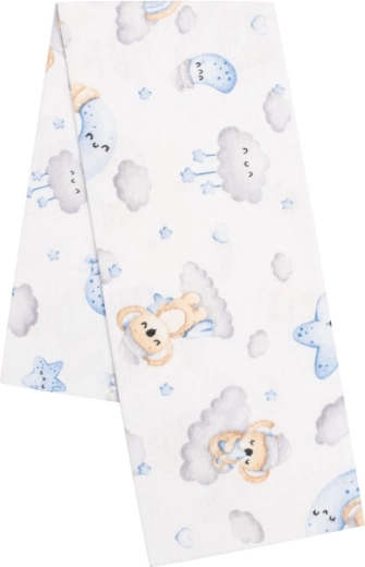 Flanelová plienka s potlačou New Baby Koala modrá