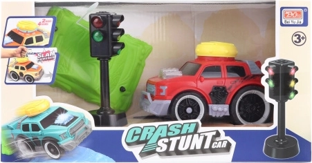 Pretekárske auto na batérie so semaforom