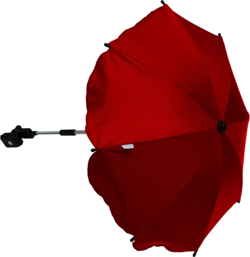 Slnečník na kočík červený