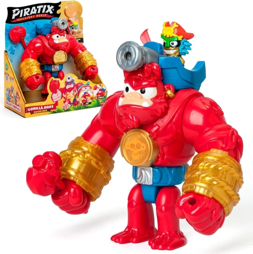 Piratix Adventure World súprava s figúrkou a doplnkami Crazy Jungle Gorilla Bros Boom Ben