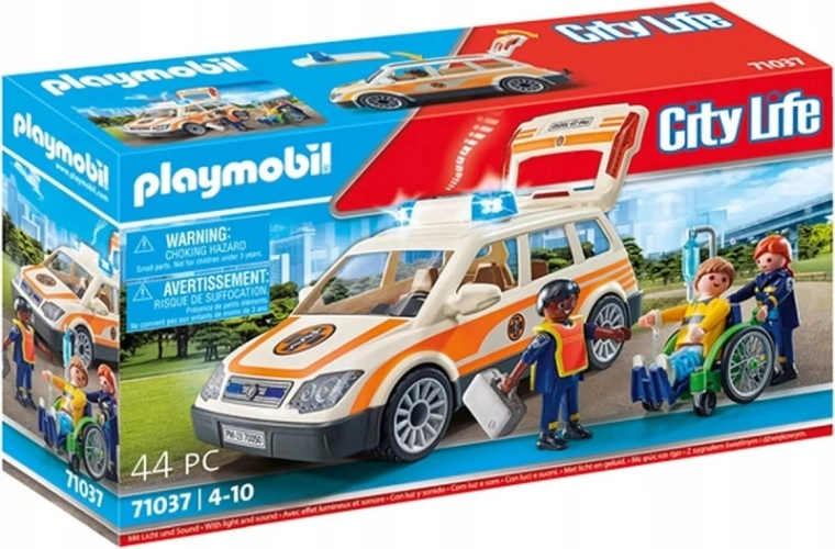 City Life záchranné auto s figúrkami so svetlom a zvukom