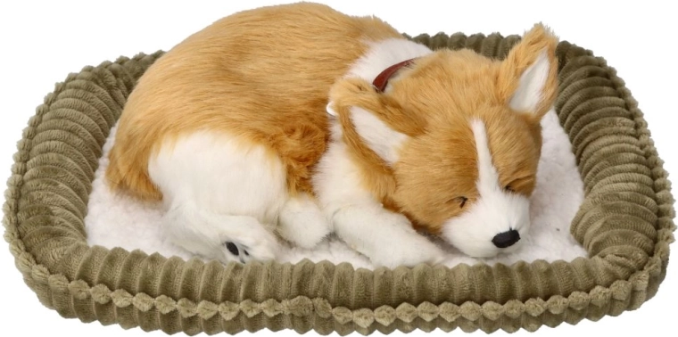 Dýchajúce šteniatko CORGI – realistická plyšová hračka