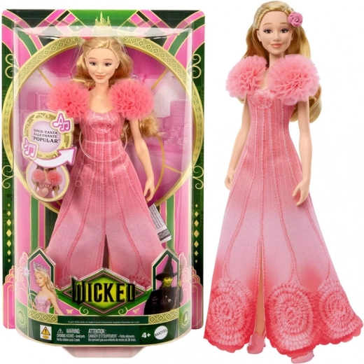 Spievajúca bábika Glinda z filmu Wicked s piesňou "Popular"