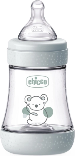 Chicco antikoliková dojčenská fľaša Perfect5 150 ml neutrálna, pomalý prietok 0m+