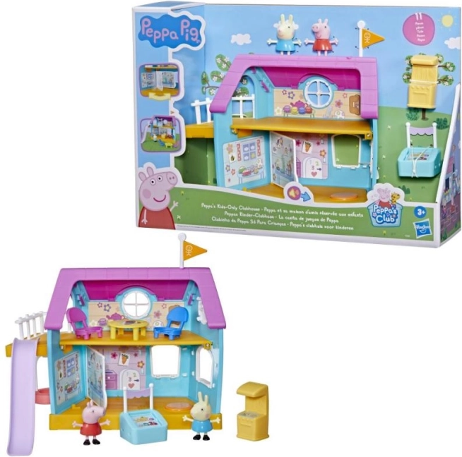 Herný set PEPPA PIG klubovňa – obchod a pekáreň so zvukmi