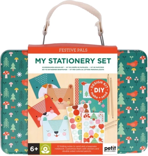 kreatívny kufrík listová súprava so zvieratkami petit collage