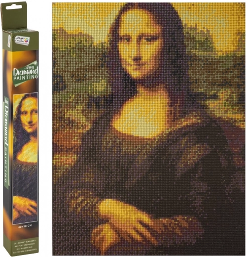 Diamantové maľovanie Mona Lisa 40x50 cm