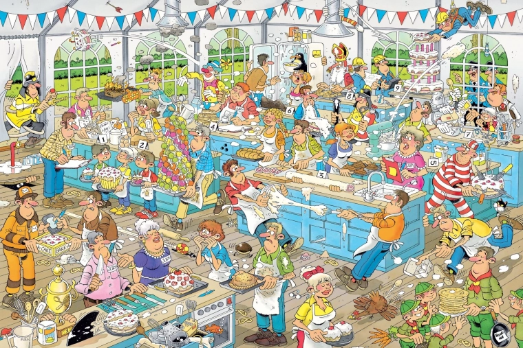 Puzzle Súťaž v pečení 1500 dielikov