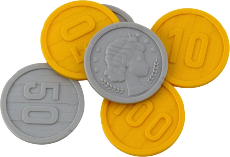 Mince a pirátske symboly pre dobrodružné hry