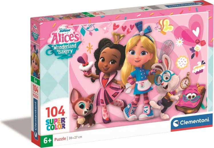 Puzzle Alenčina pekáreň v ríši divov 104 dielikov CLEMENTONI