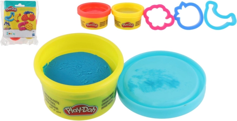 Play-Doh súprava plastelíny s 2 téglikmi a doplnkami – 1 kus