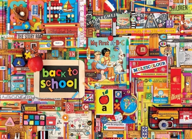 Puzzle Návrat do školy 1000 dielikov od COBBLE HILL