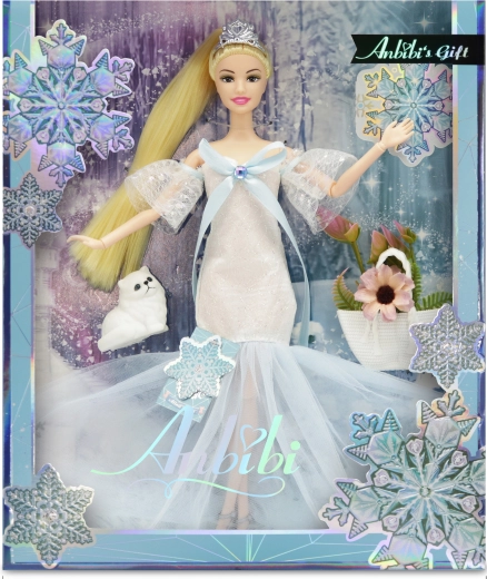 Anbibi kvetinová bábika Kačenka 28 cm