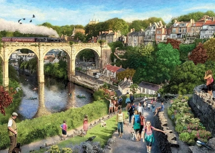 Puzzle Knaresborough 1000 dielikov GIBSONS