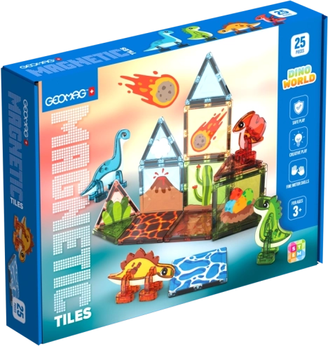geomag magnetic tiles dino magnetická stavebnica pre deti