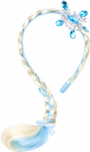 Trblietavá snehová vločka a modré kamienky