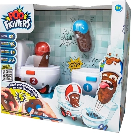 Poo Fighters – súboj toaliet na diaľkové ovládanie