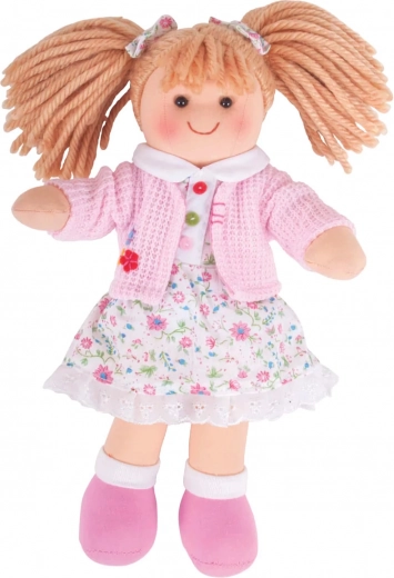 Bigjigs Toys látková bábika Poppy 28 cm