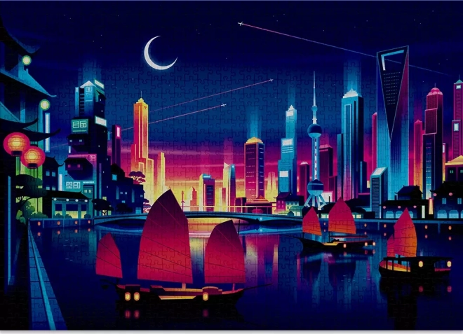 Puzzle CLOUDBERRIES Skyline – 1000 dielikov