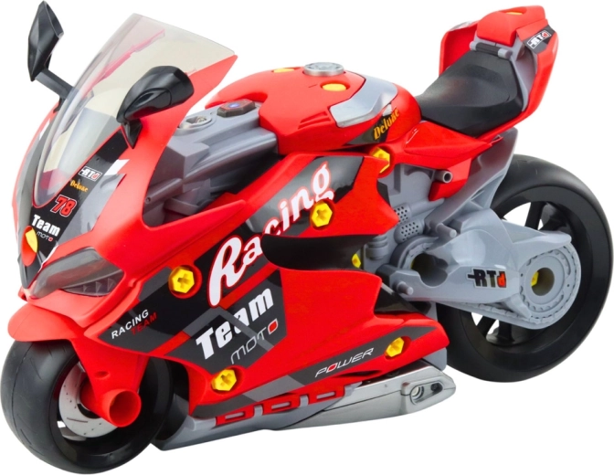 Svetlá, zvuky a efekt dymu