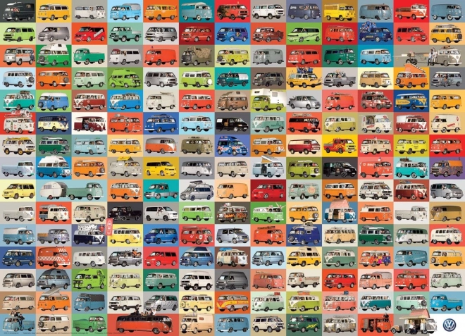 Puzzle EUROGRAPHICS VW Groovy Bus – 1000 dielikov