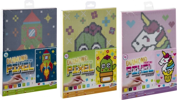 Diamantové maľovanie na ráme Grafix Jednorožec 15x20cm