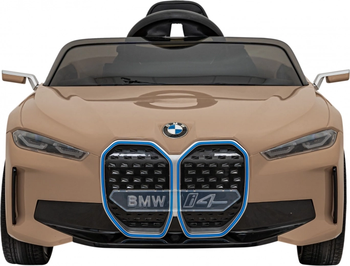 Elektrické auto pre deti BMW i4 s diaľkovým ovládaním – Zlatý
