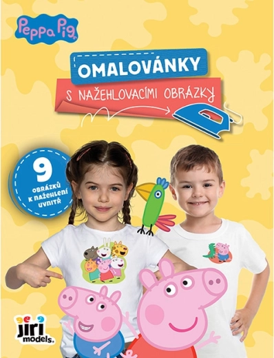 Omaľovánka so zažehlovacími obrázkami Prasiatko Peppa