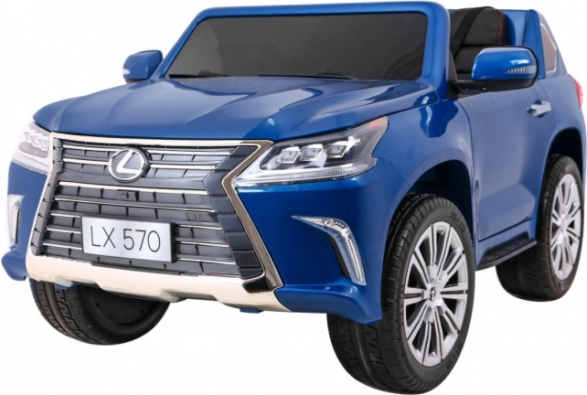Odrážadlo pre 2 deti Lexus LX 570 modré s diaľkovým ovládaním