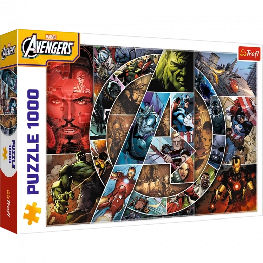 puzzle 1000 dielikov - Marvel Avengers hrdinovia